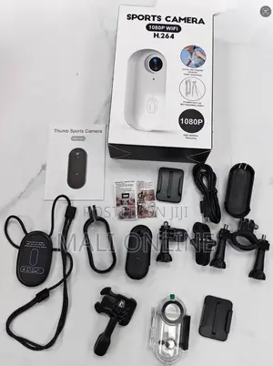 Mini Sports Action Camera 1080p 120° Wide Angle Magnetic Mount