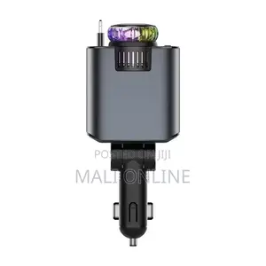 Retractable Car Charger 45w Fast Charging Starlight Aromatherapy