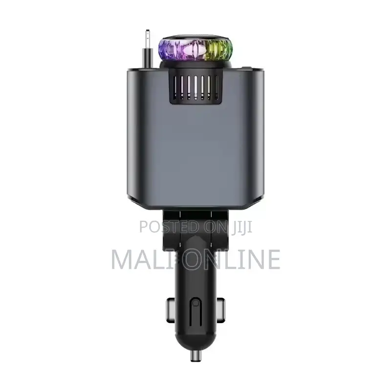 Retractable Car Charger 45w Fast Charging Starlight Aromatherapy
