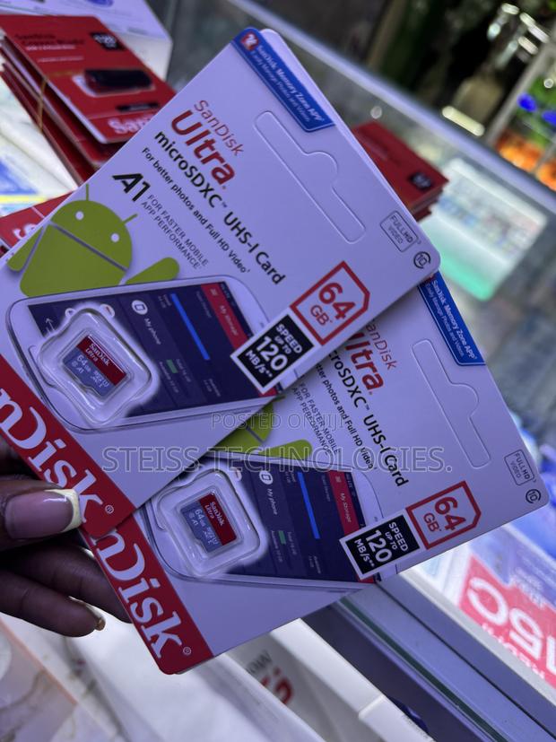64gb Sandisk Memory Cards - thumbnail 4