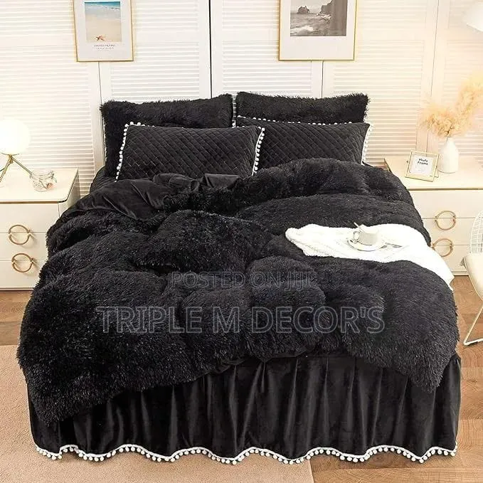 Cloud-Like Loft and Luxury Fluffy Duvet Cover