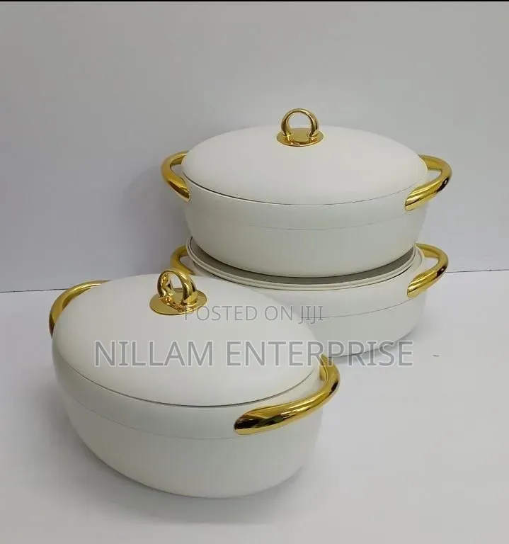3pcs Luxury Forever Gold Hotpot Set
