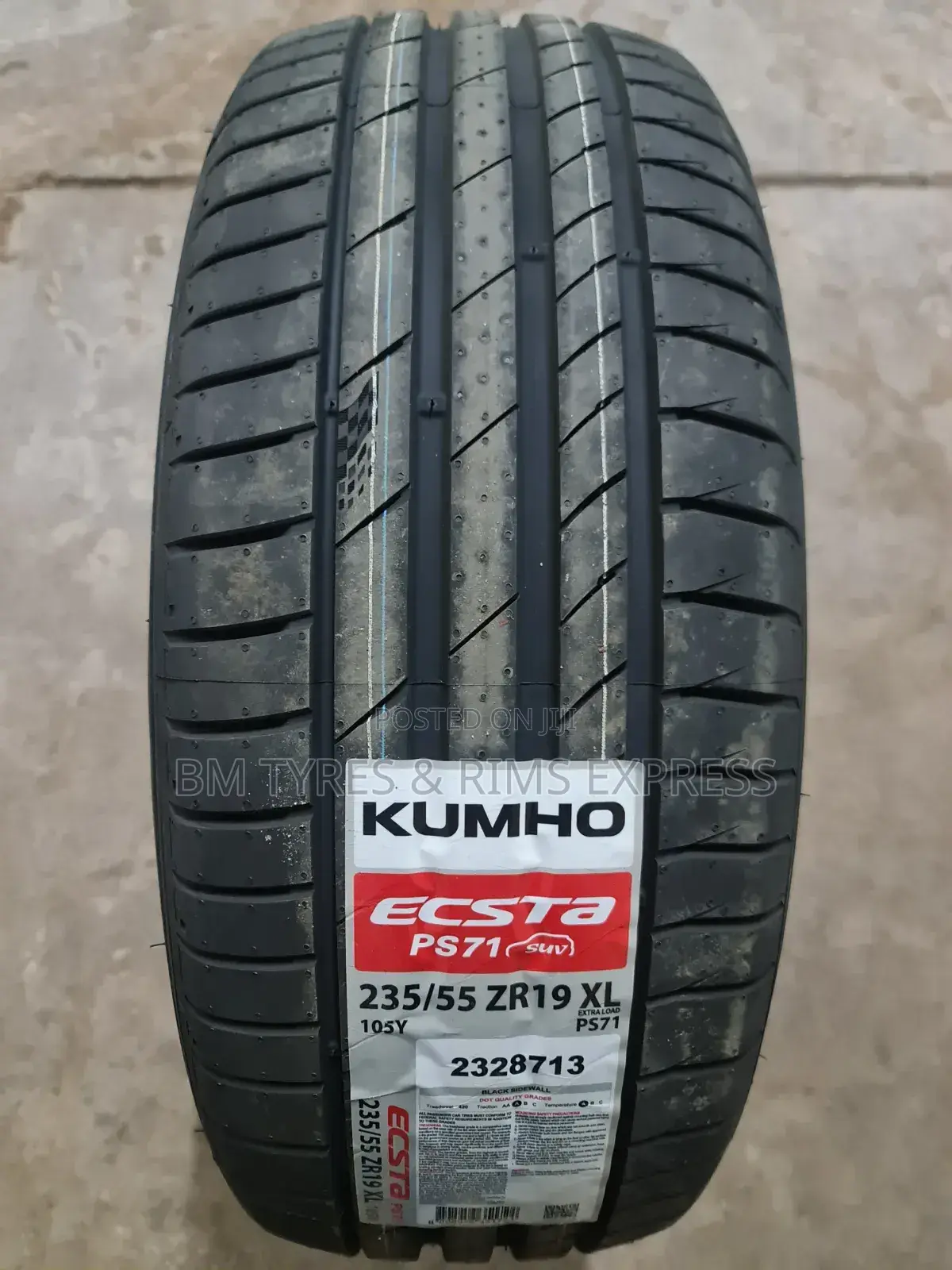 235 /55 R19 Khumo Tires (Korea)