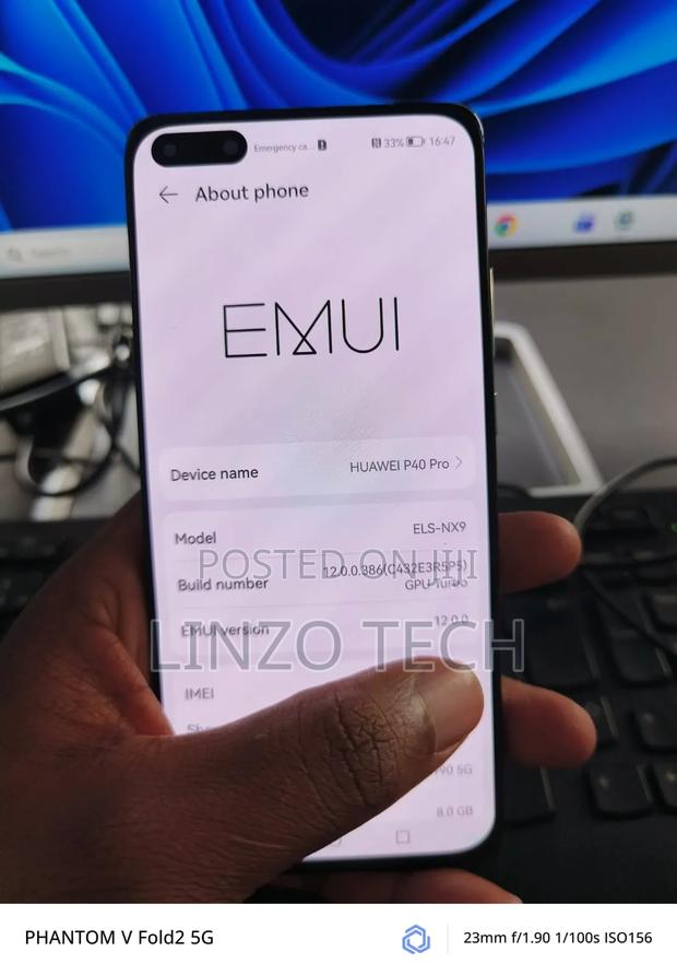 Huawei P40 Pro 256 GB Silver - thumbnail 3
