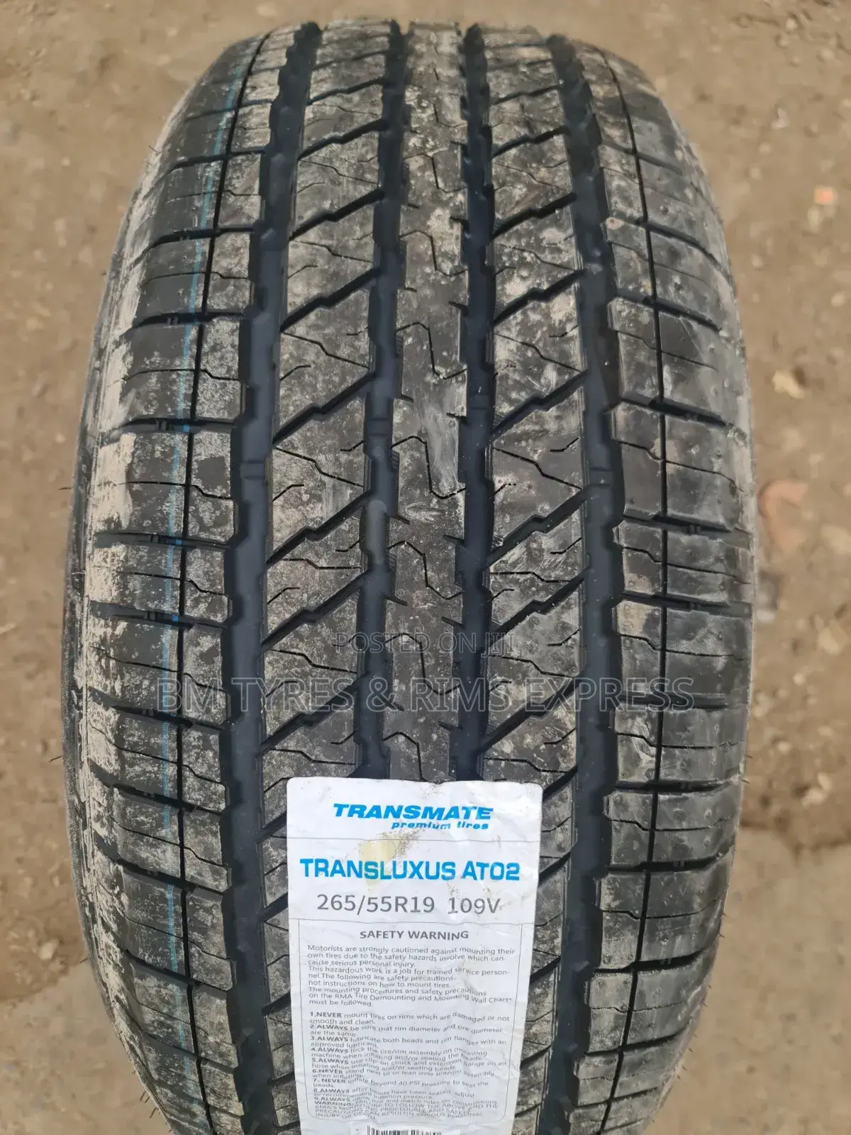 265 /55 R19 Transmate Tires
