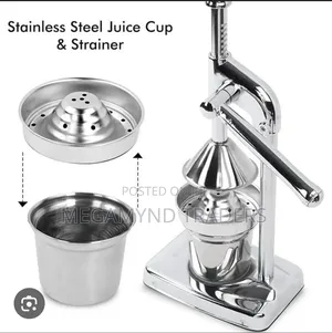 Hand Press Manual Juicer Maker Stainless