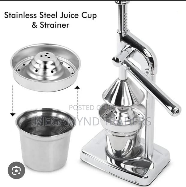 Hand Press Manual Juicer Maker Stainless - thumbnail 2