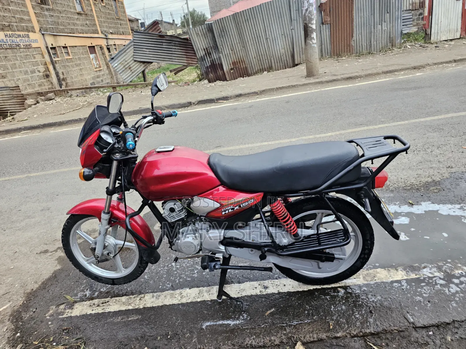 TVS HLX Plus ES 2022 Red