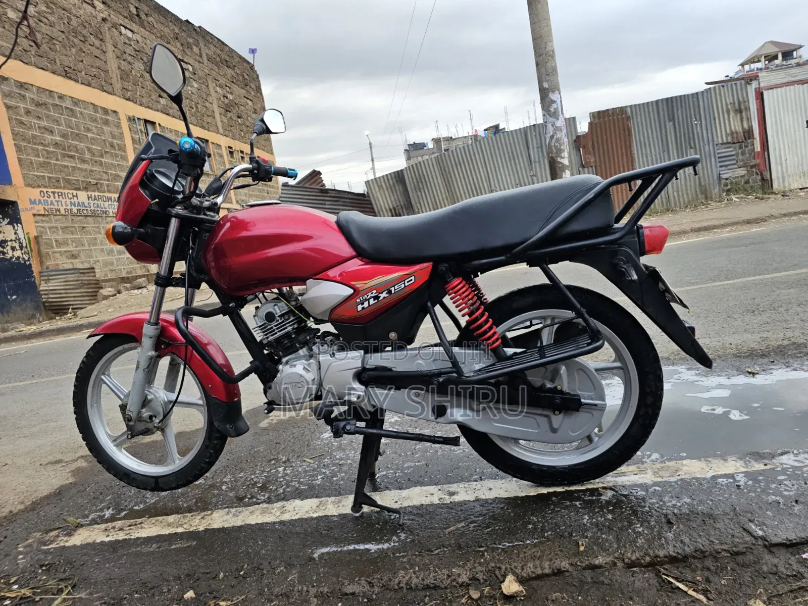 TVS HLX Plus ES 2022 Red