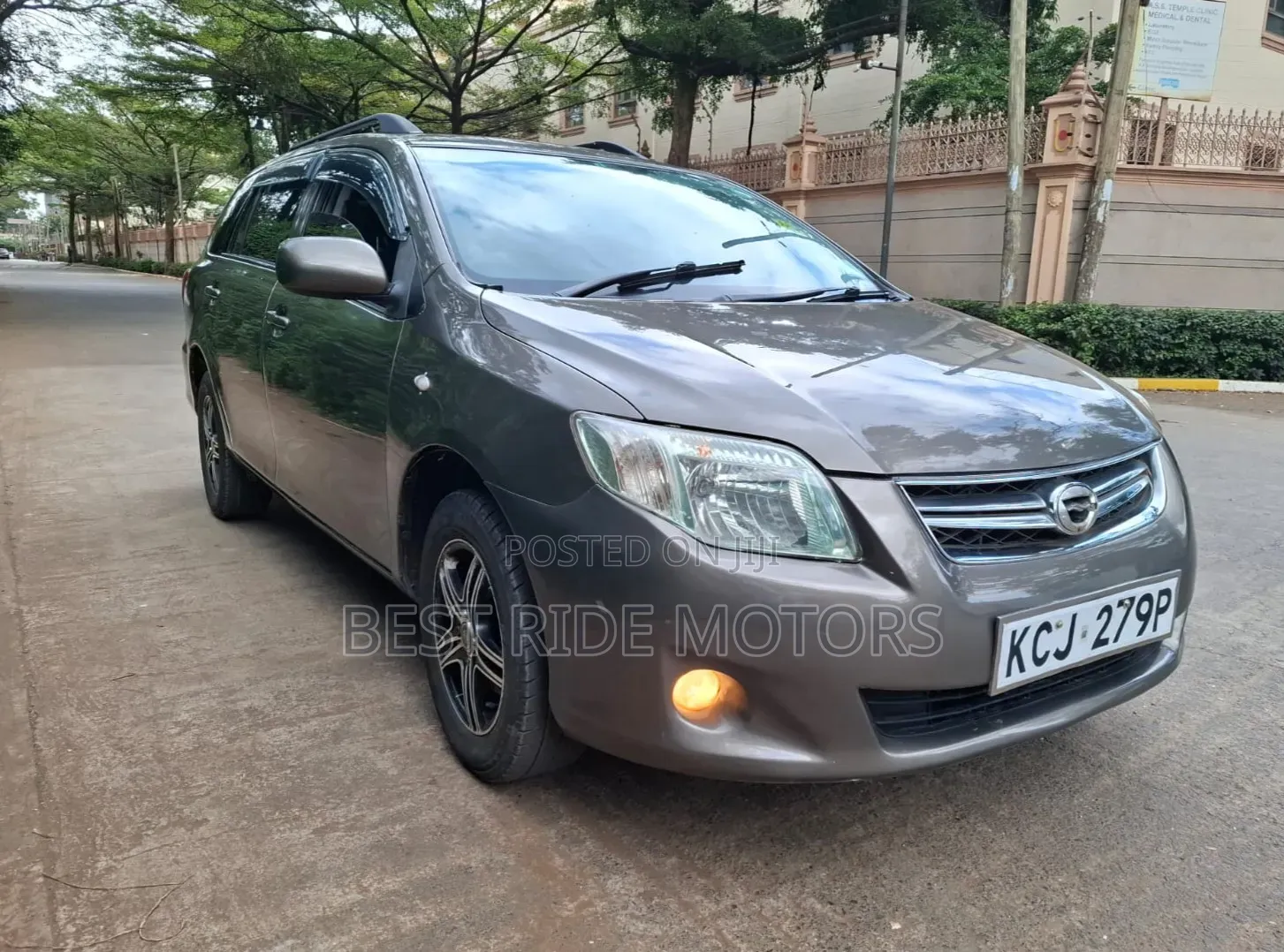 Toyota Corolla Fielder 2010 Gray