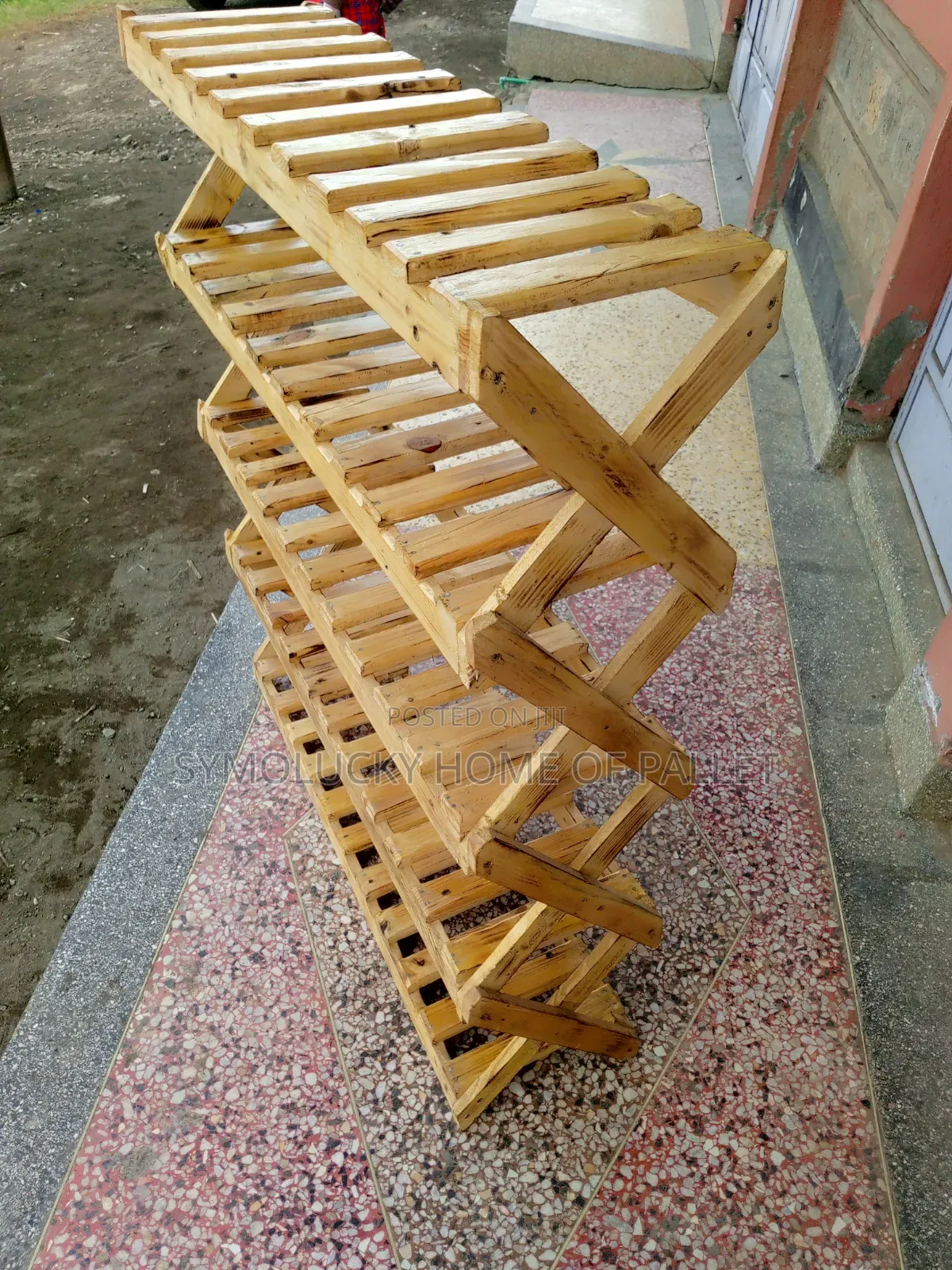 Pallet Shoes Rack-5 Layered Blazed
