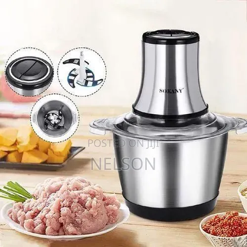 Sokany Chopper With Metallic Jug 3 Litres