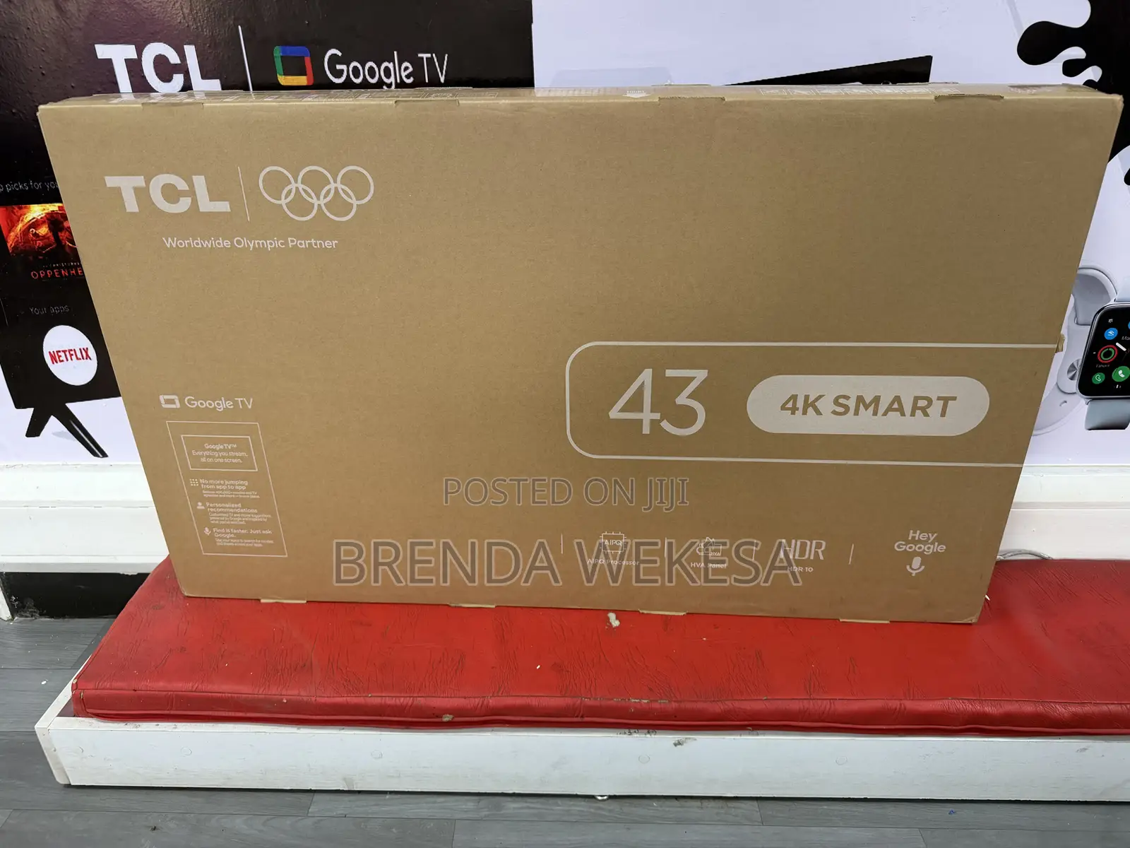 TCL 43 Inch V6d HDR Smart Google TV – 43v6d (New 2026 Model)