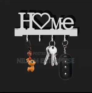 Wall Mounted Home Love Shape Key Holder Rack*