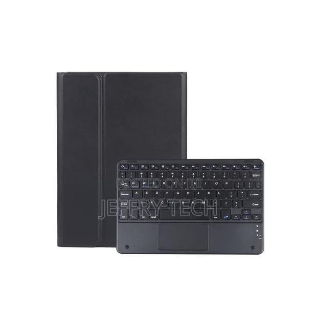 For Redmi Pad Se Bluetooth Keyboard Leather Case (Black) - thumbnail 2