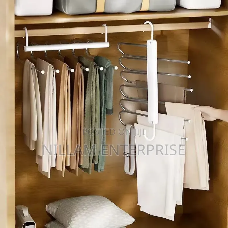 Heavy Duty 6 Layer Folding Pants Hanger