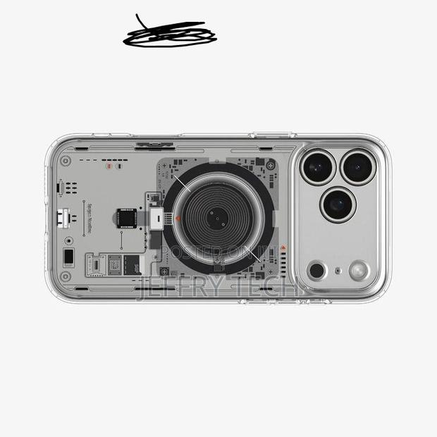 Spigen Magfit iPhone 17 Pro Max Transparent Tech Design Case – Slim, S - thumbnail 2
