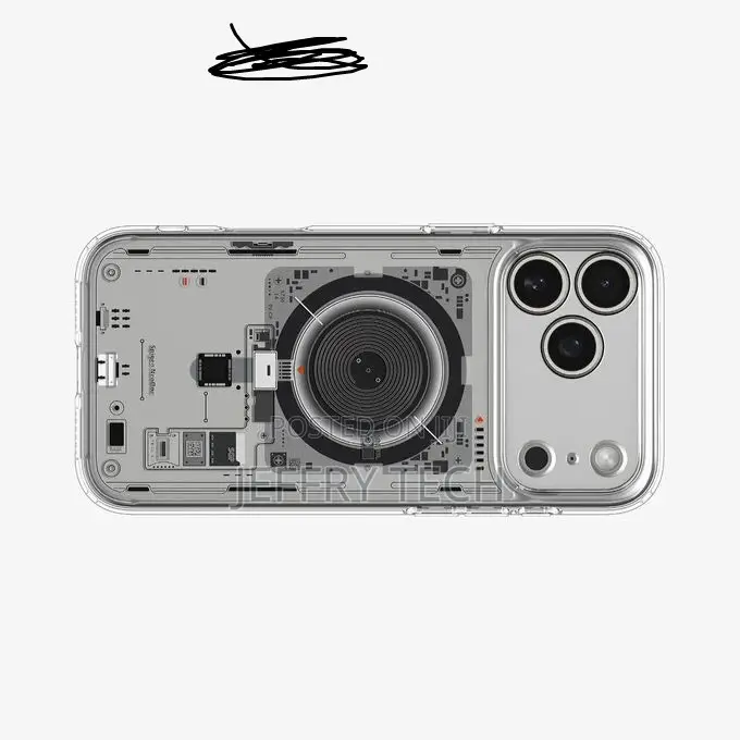 Spigen Magfit iPhone 17 Pro Max Transparent Tech Design Case – Slim, S