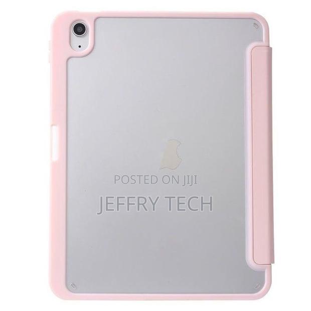 Foldable Clear Back Case for iPad Air 11 M3 (2025) – Pencil Holder, Tr - thumbnail 4
