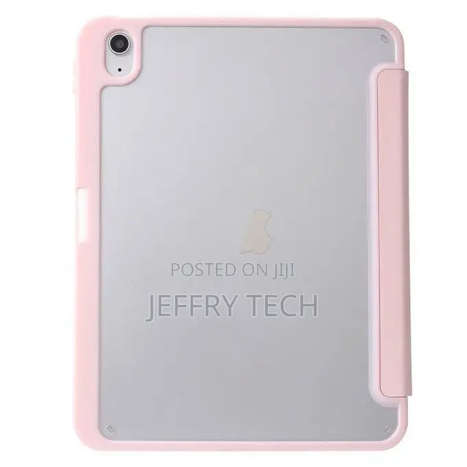 Foldable Clear Back Case for iPad Air 11 M3 (2025) – Pencil Holder, Tr