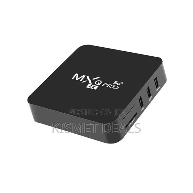 MXQ Pro 5g Android Smart TV Box Fast Wifi and Ethernet Support - main view