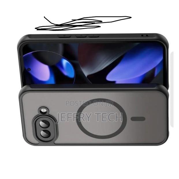 Magnetic Wireless Charging Case for Google Pixel 9a 5g Shock Proof Mat - thumbnail 2
