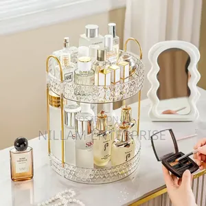 *360° Rotating Makeup Storage Rack