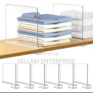 Acrylic Closet Jeans Dividers.