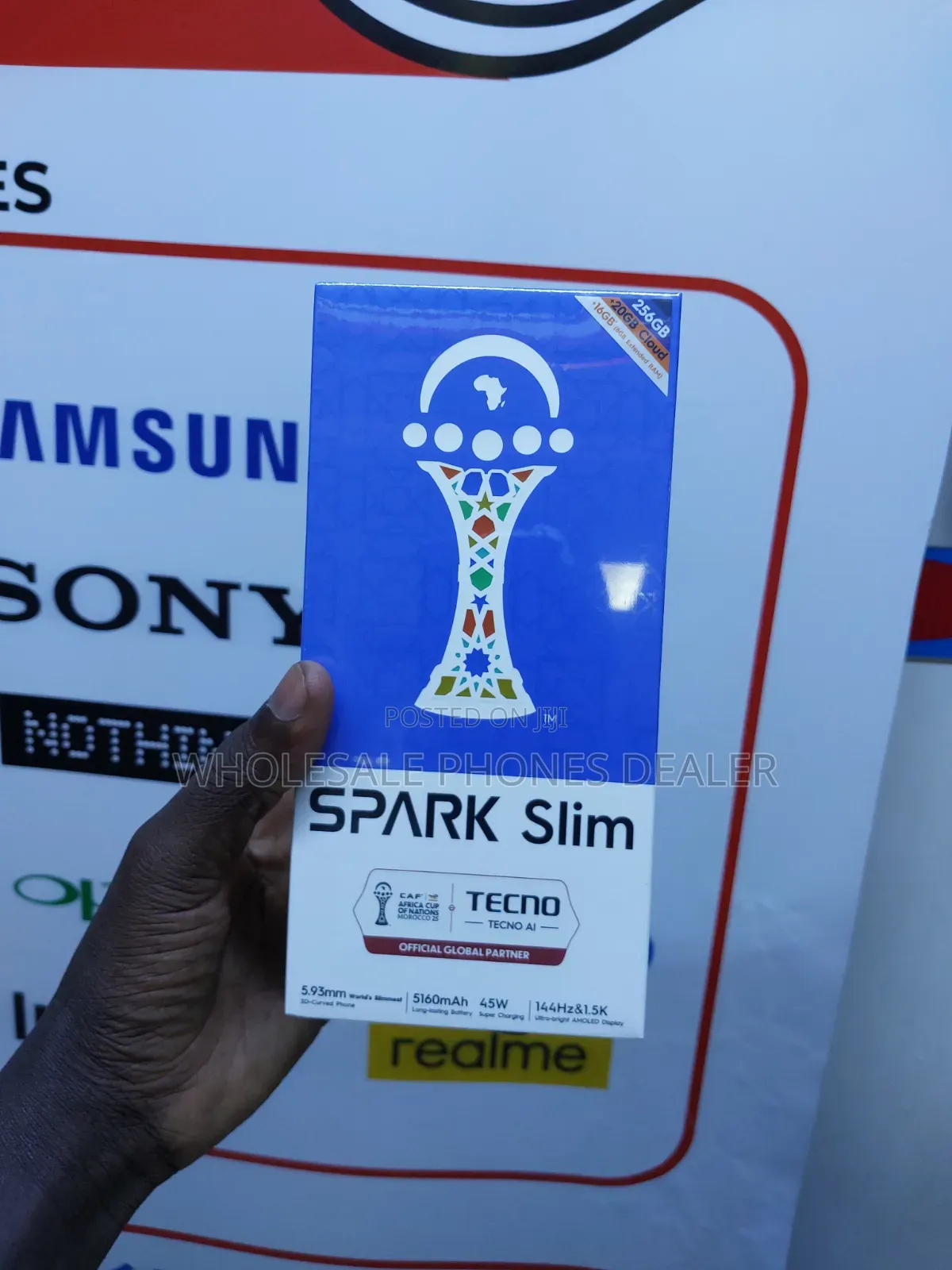 New Tecno Spark Slim 256 GB Black