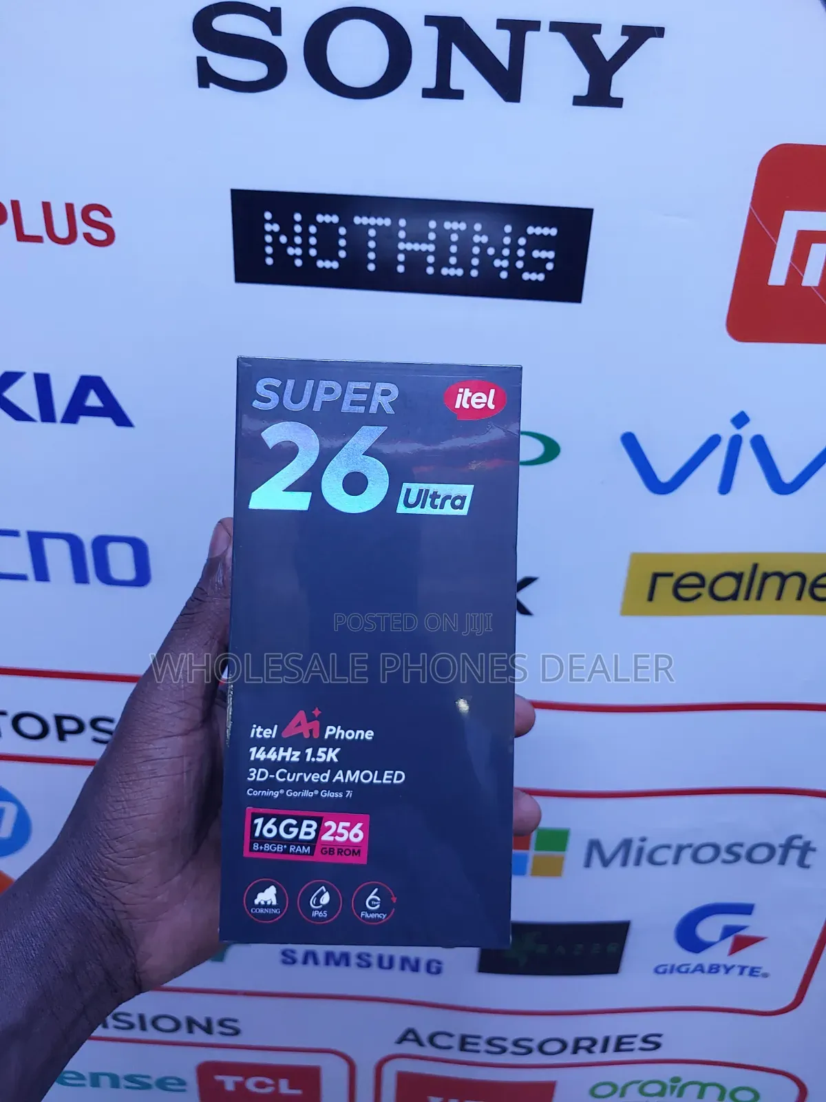 New Itel Super 26 Ultra 256 GB Black