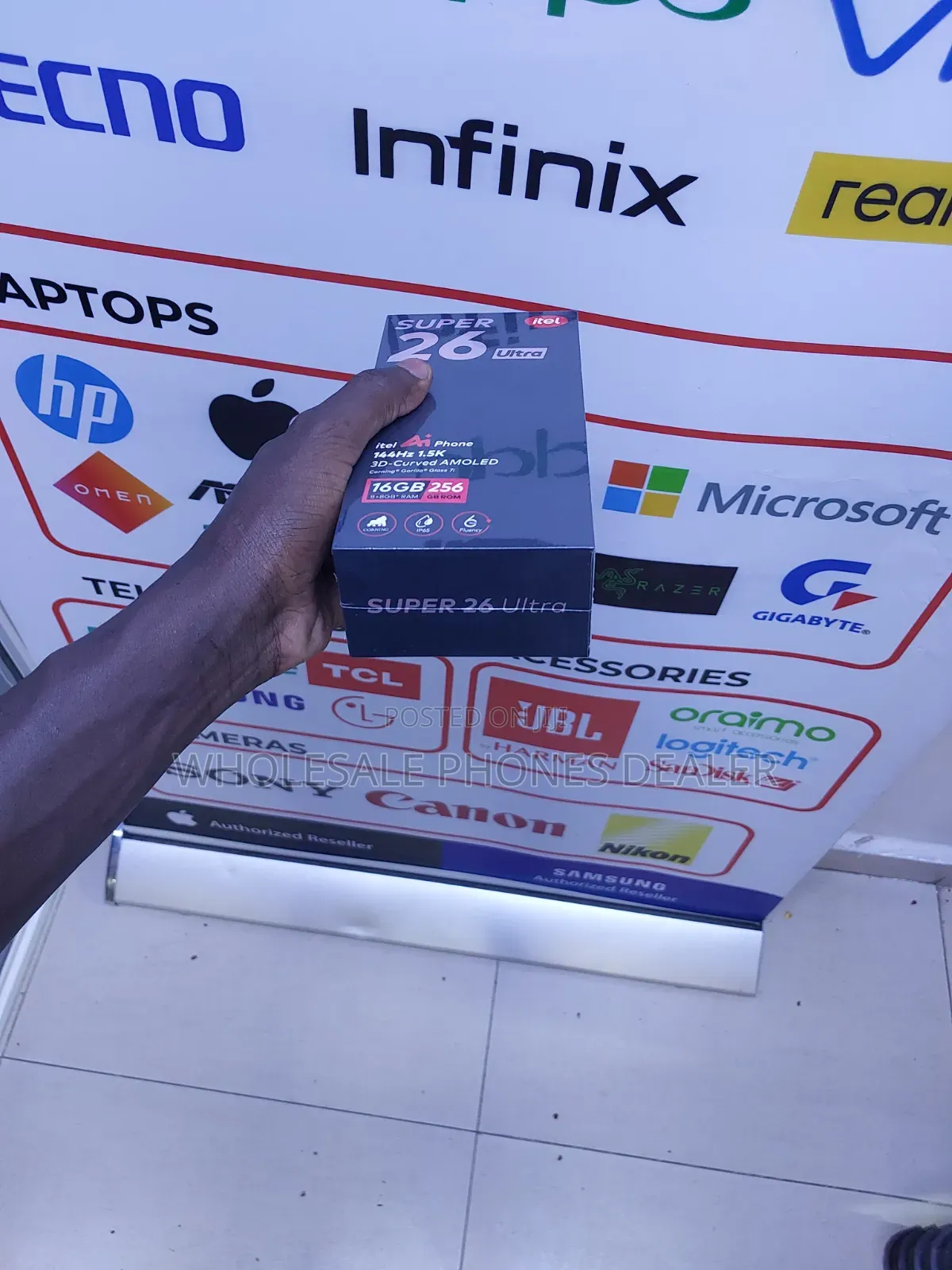 New Itel Super 26 Ultra 256 GB Black