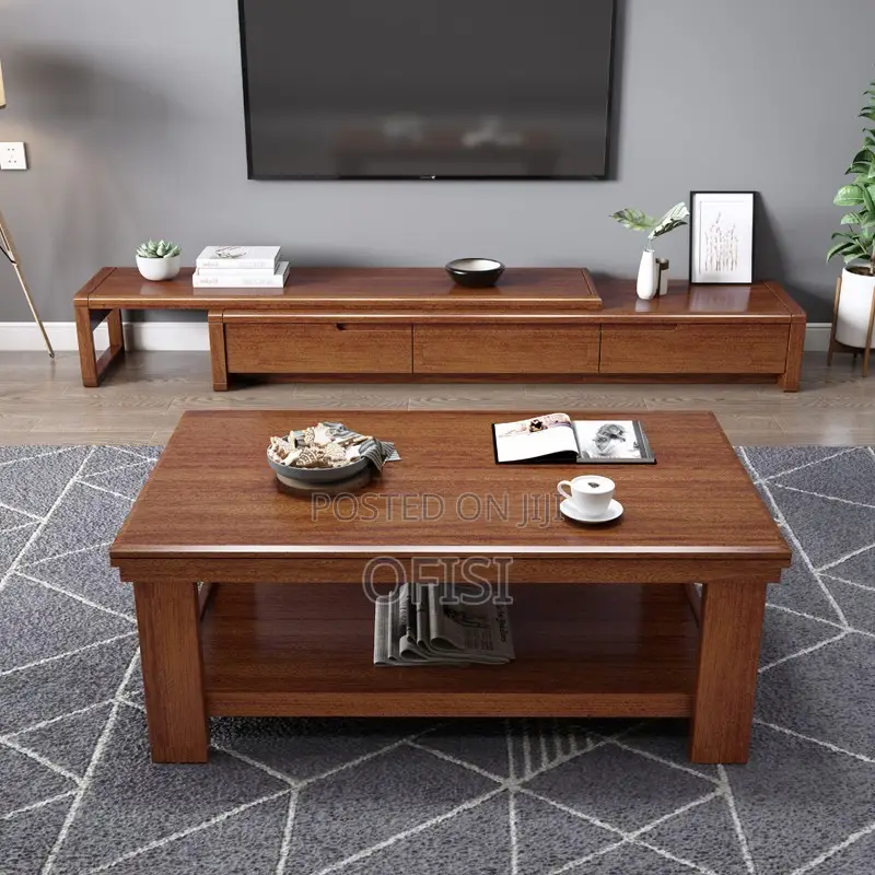 Coffee Table; Mahogany Executive Coffee Table