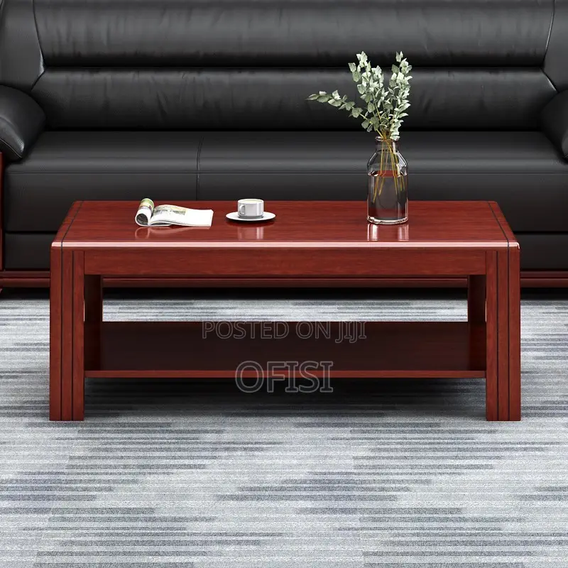 Coffee Table; Mahogany Executive Coffee Table