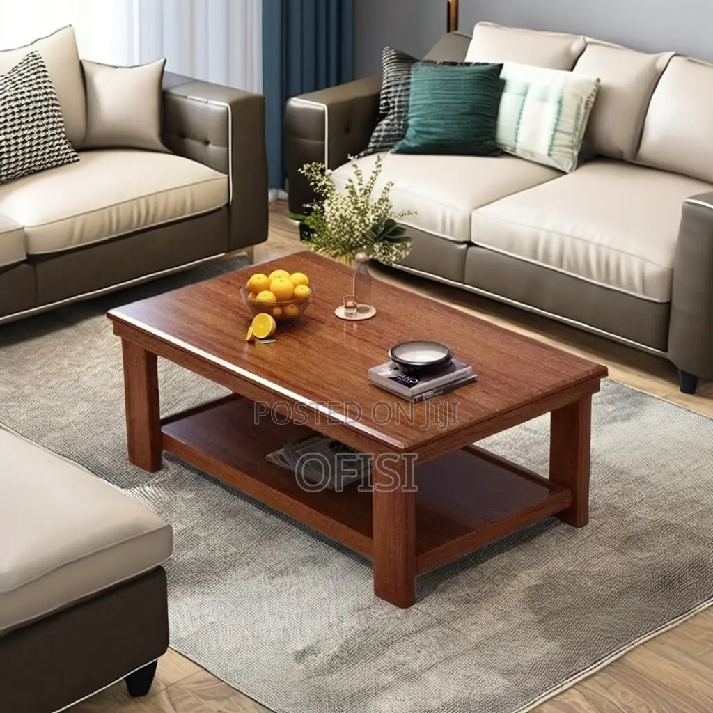 Coffee Table; Mahogany Executive Coffee Table