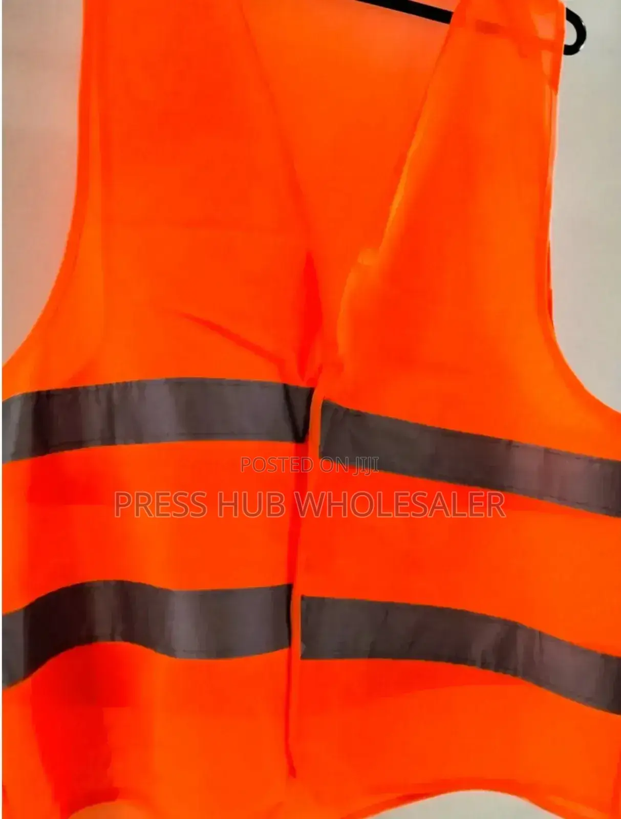 High-visibility Orange Reflective Safety Vest****