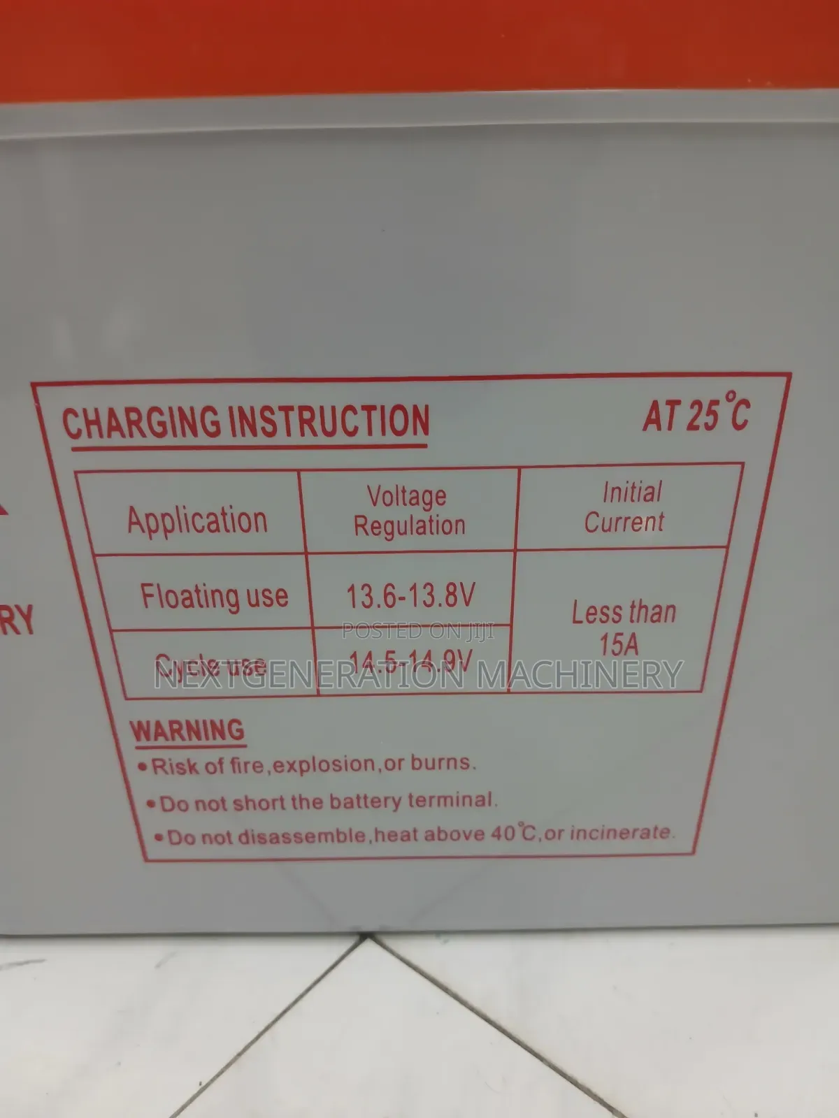 Deep Cycle Battery 12v