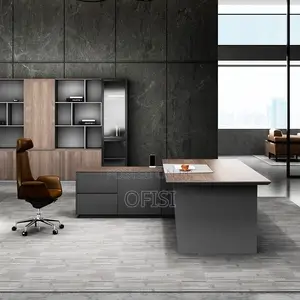 Office Desk; 1800mm Executive L-Shaped Table