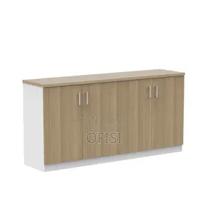 Office Cabinet; 4 Door Wooden Office Credenza Cabinet
