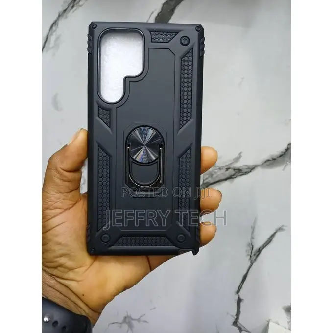 Samsung Galaxy S23 Ultra Rugged Amor Case With Magnetic Kickstand