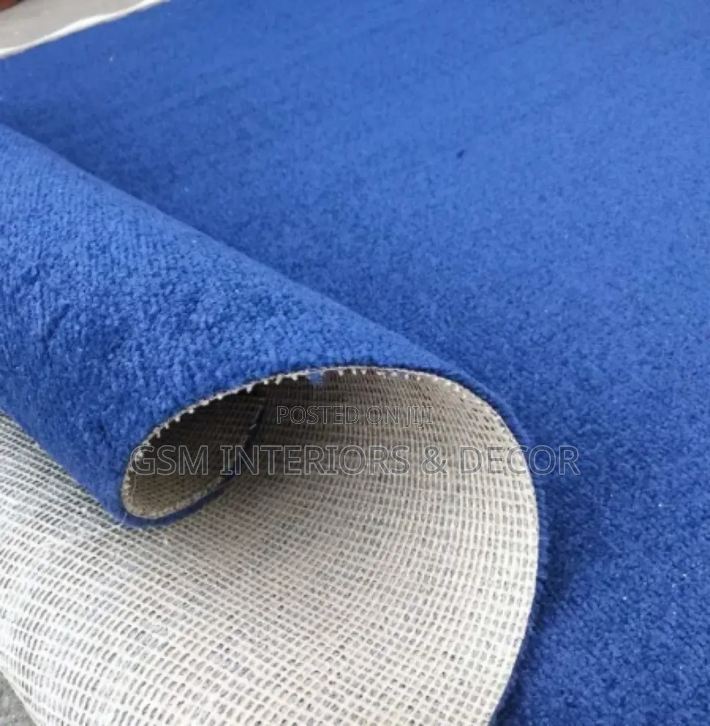 Wall to Wall Office Carpets in Blue/Gray Sheds