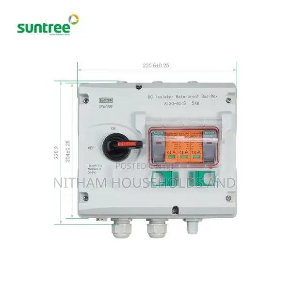 Suntree Solar Pv Combiner Box Fully Assembled 1000v