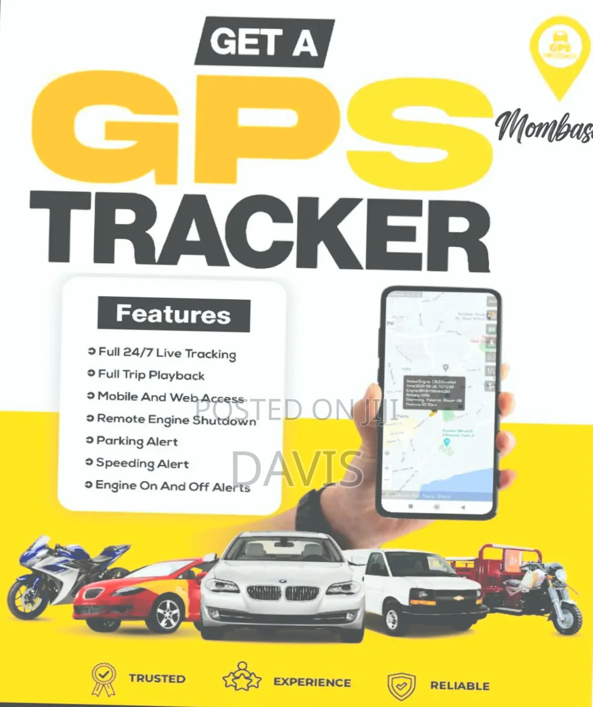Vehicle GPS Tracker | Real-Time Tracking | No Annual Fees