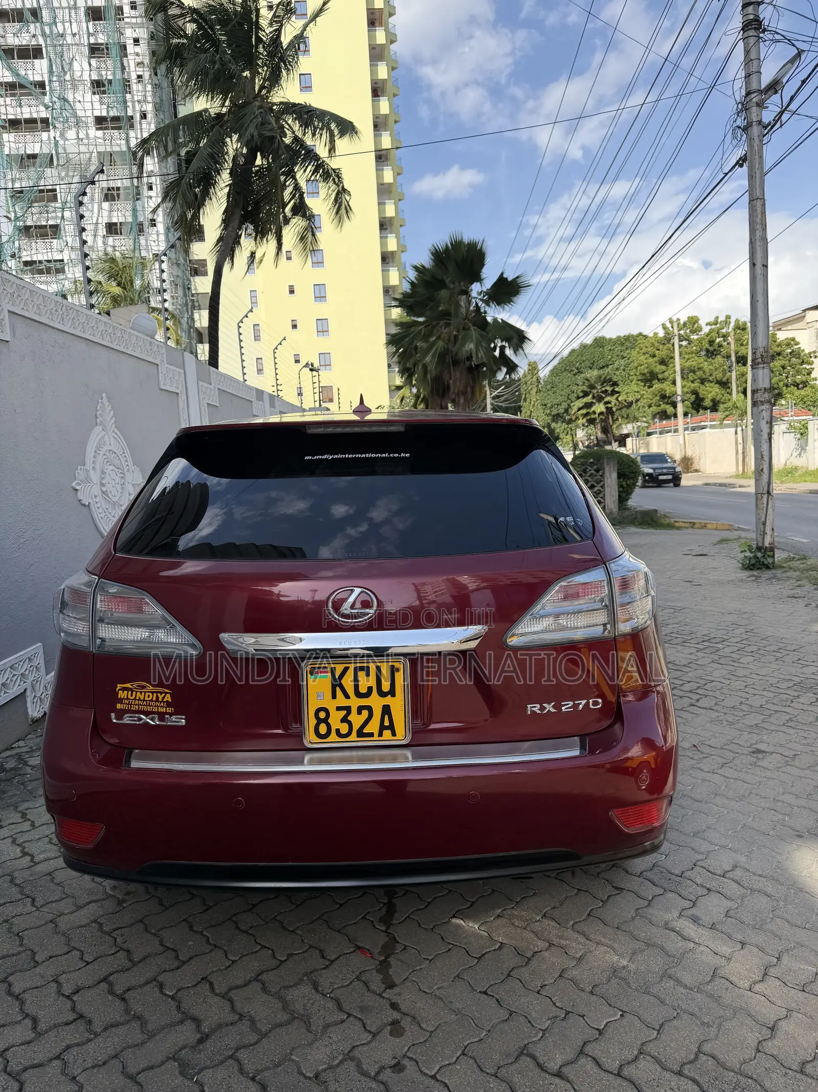 Lexus RX 270 2012 Red