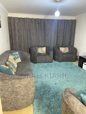 7 Seater Grey Curved Couch