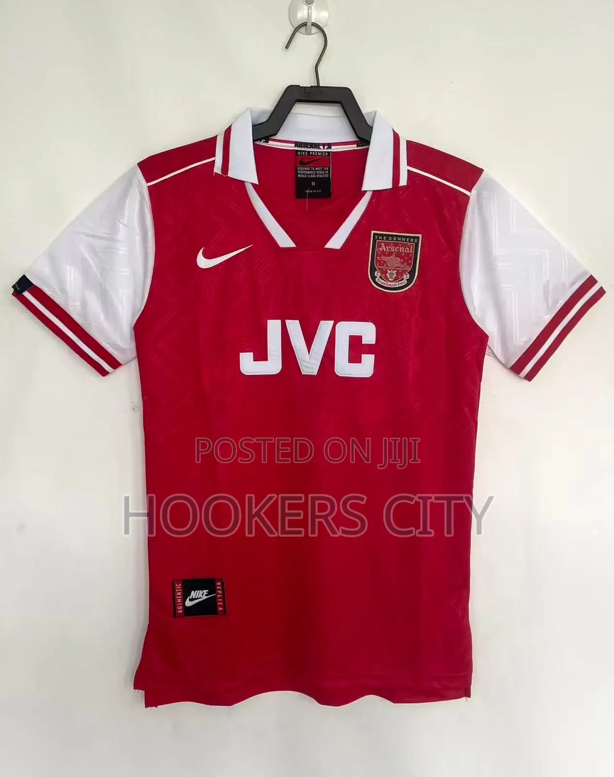 Retro Version 96-97 Arsenal Home Red
