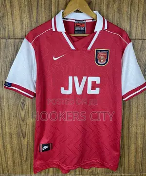 Retro Version 96-97 Arsenal Home Red