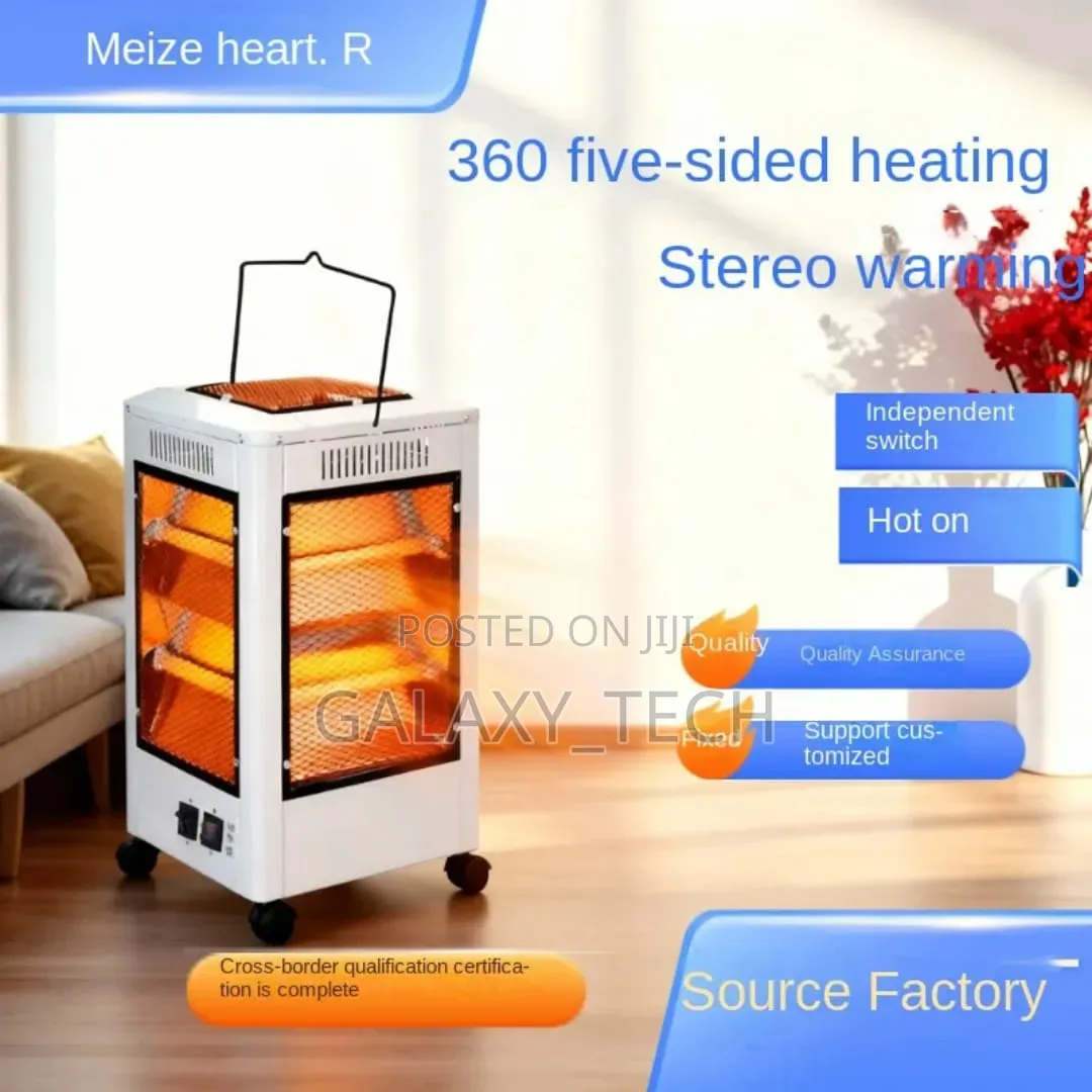 5 Sided Room Heater 360° Heating