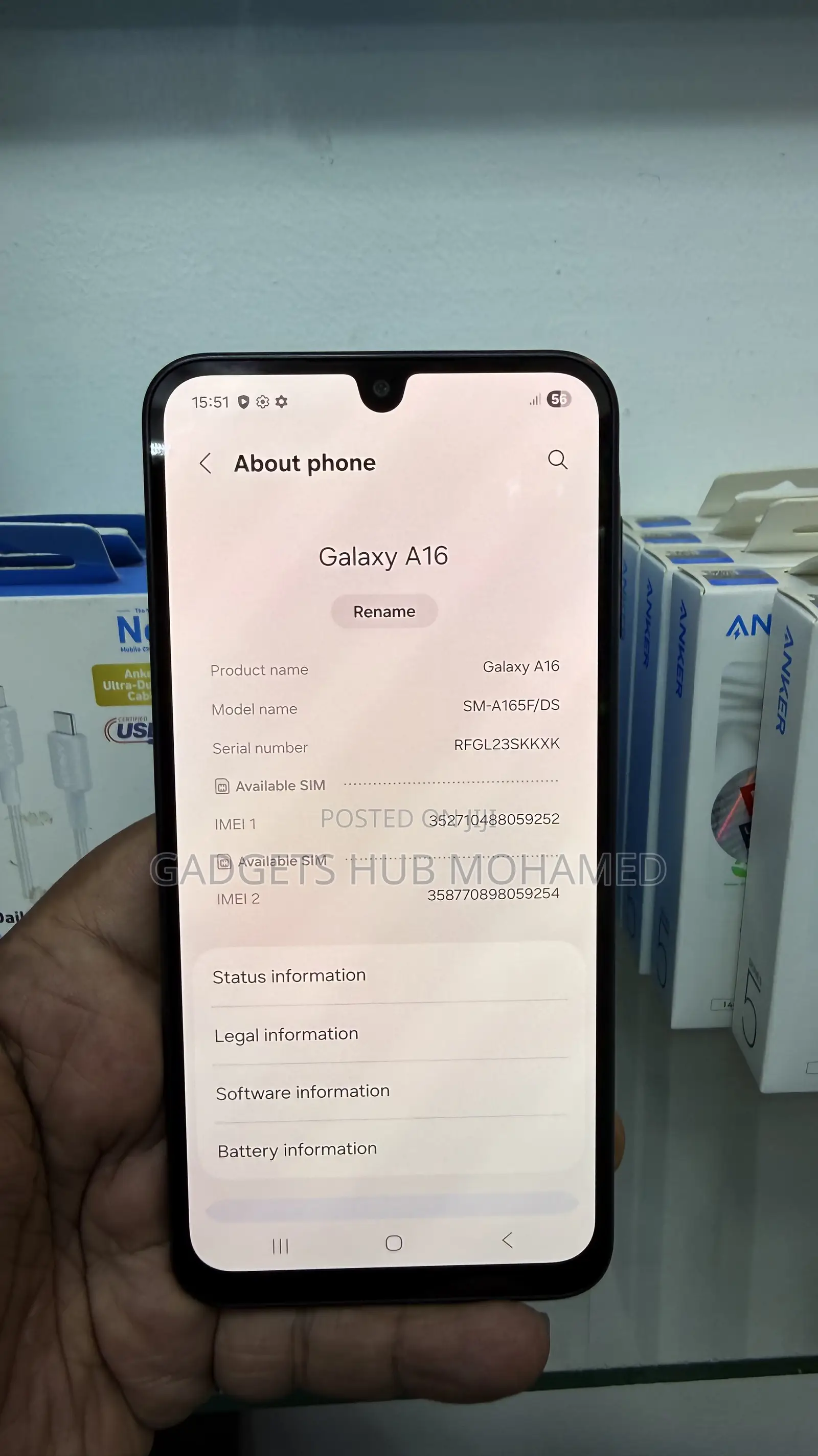 Samsung Galaxy A16 128 GB Black