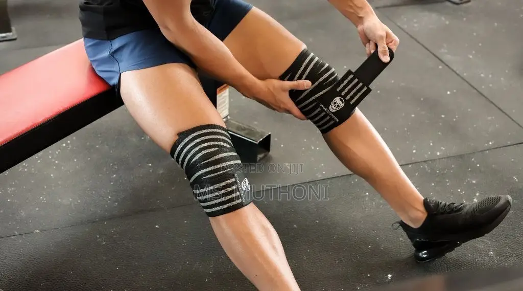 A Pair Flexible Knee Wraps,