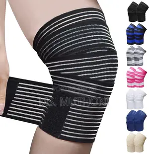 A Pair Flexible Knee Wraps,